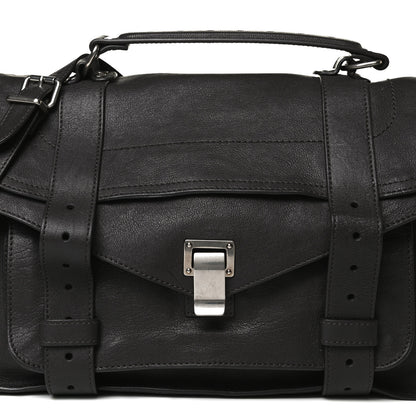 Proenza Schouler Lambskin Medium PS1 Satchel Pepe 7 of 11