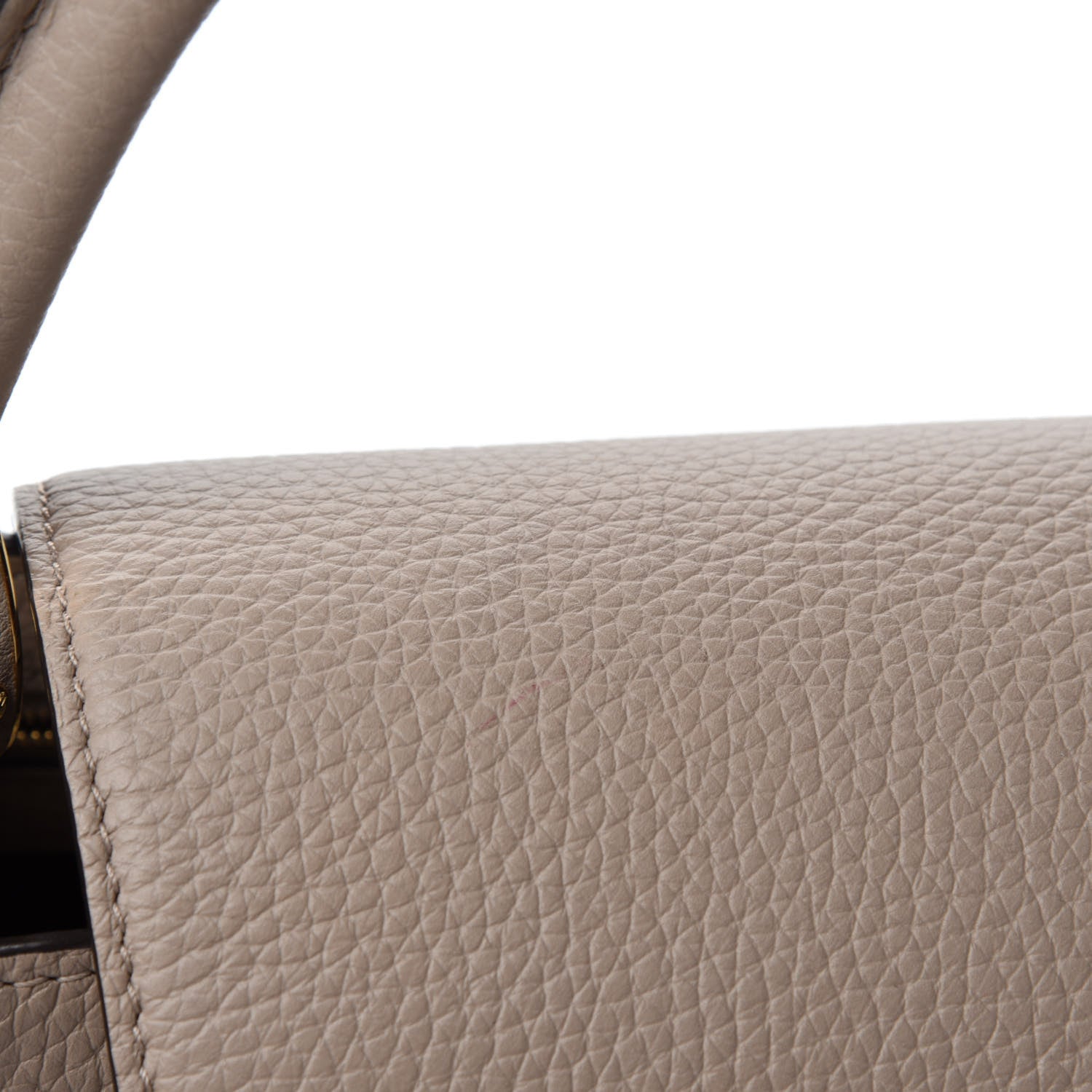 Louis Vuitton Taurillon Capucines PM Galet 8 of 10