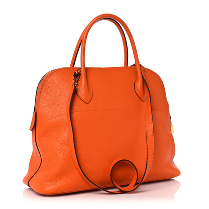Hermes Taurillon Clemence Bolide 35 Orange 3 of 18