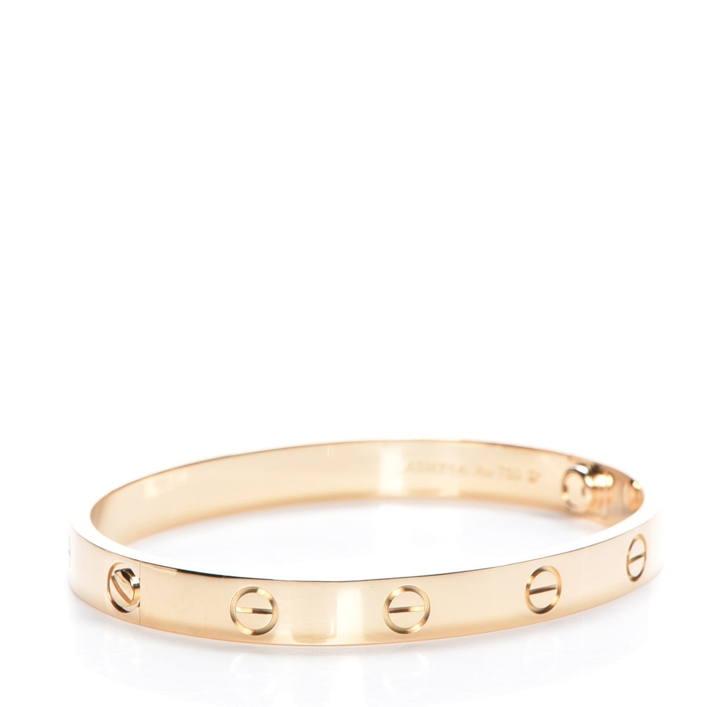 18K Yellow Gold LOVE Bracelet 16