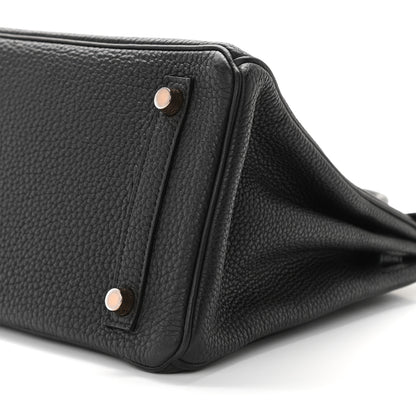 Hermes Togo Birkin 25 Black 10 of 11