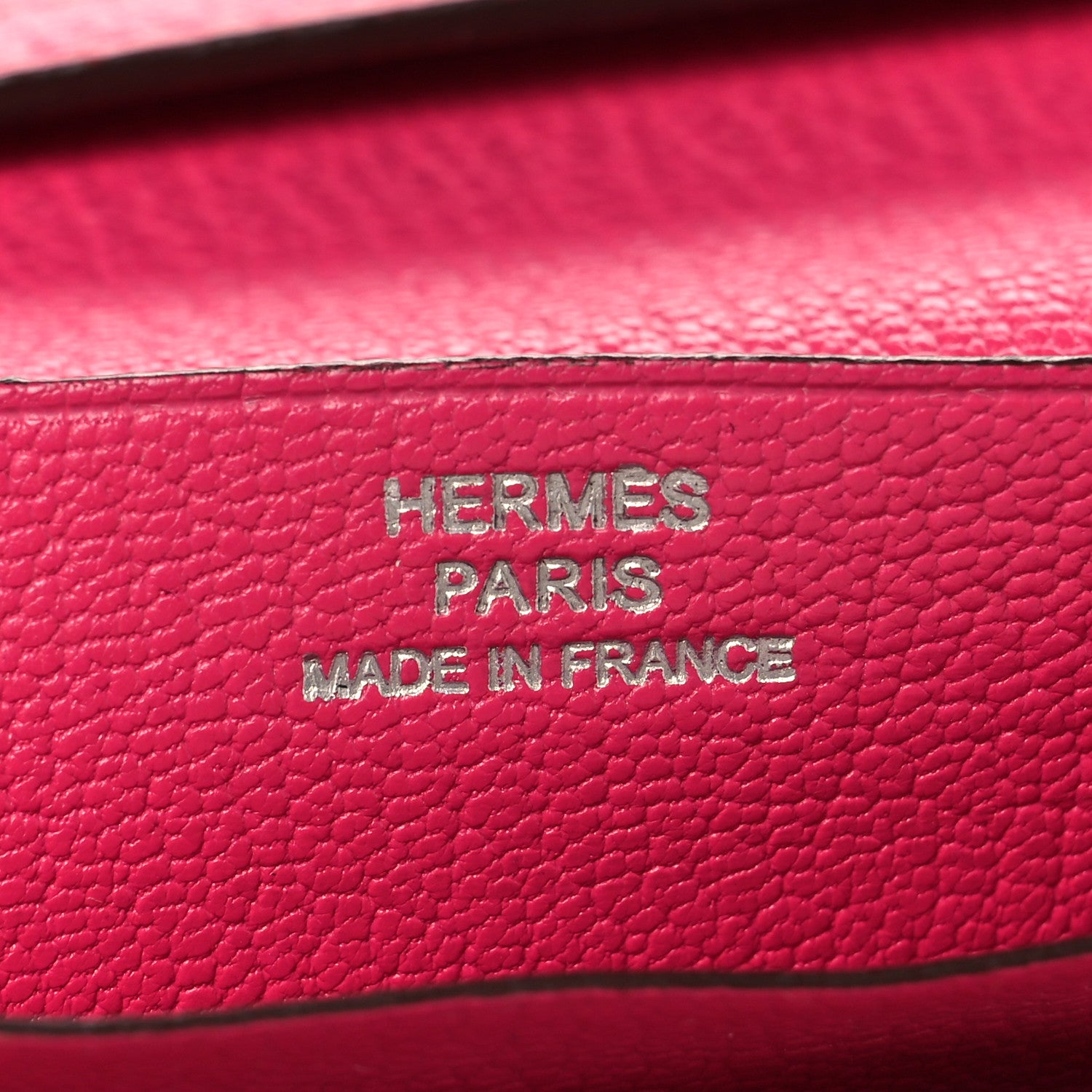 Hermes Chevre Mysore Tri-Fold Bearn Wallet Rose Shocking 6 of 11