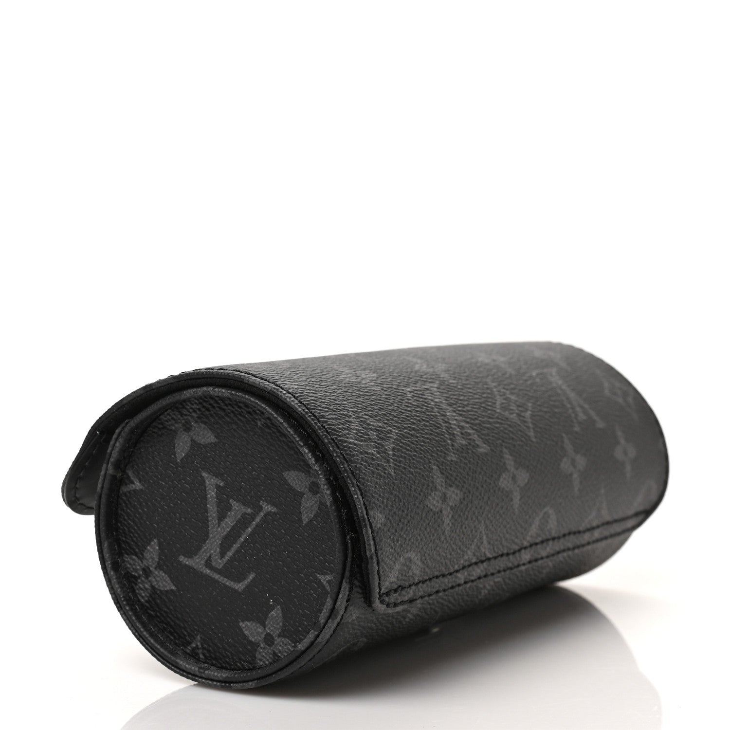 Louis Vuitton Monogram Eclipse 3 Watch Travel Case 3 of 6