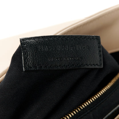 Saint Laurent Calfskin Matelasse Medium Loulou Monogram Chain Satchel Dark Latte 8 of 12