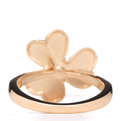 Van Cleef & Arpels 18K Yellow Gold Diamond Small Frivole Ring 50 5.25 4 of 7