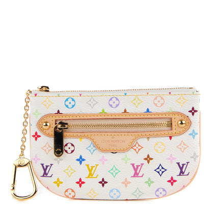 Louis Vuitton Monogram Multicolor Pochette Plate MM White 1 of 8