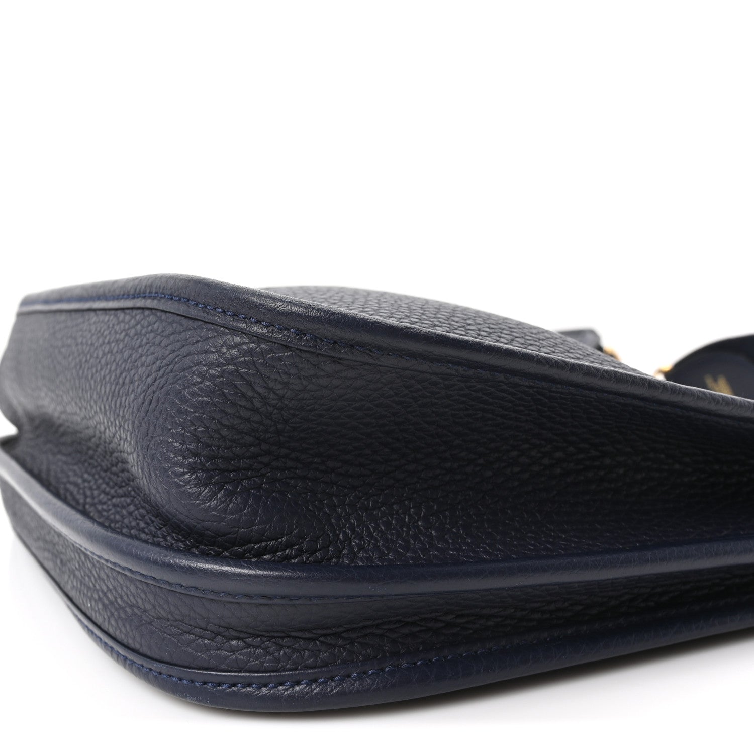 Hermes Taurillon Clemence Evelyne III PM Bleu Nuit 9 of 10