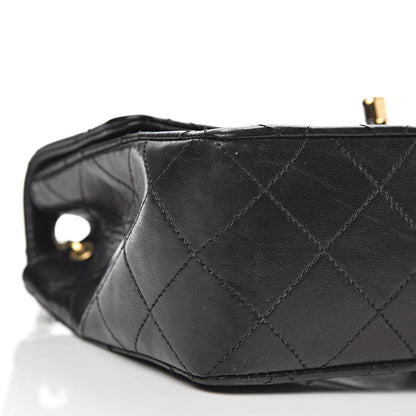 Chanel Lambskin Quilted Mini Square Flap Black 8 of 10