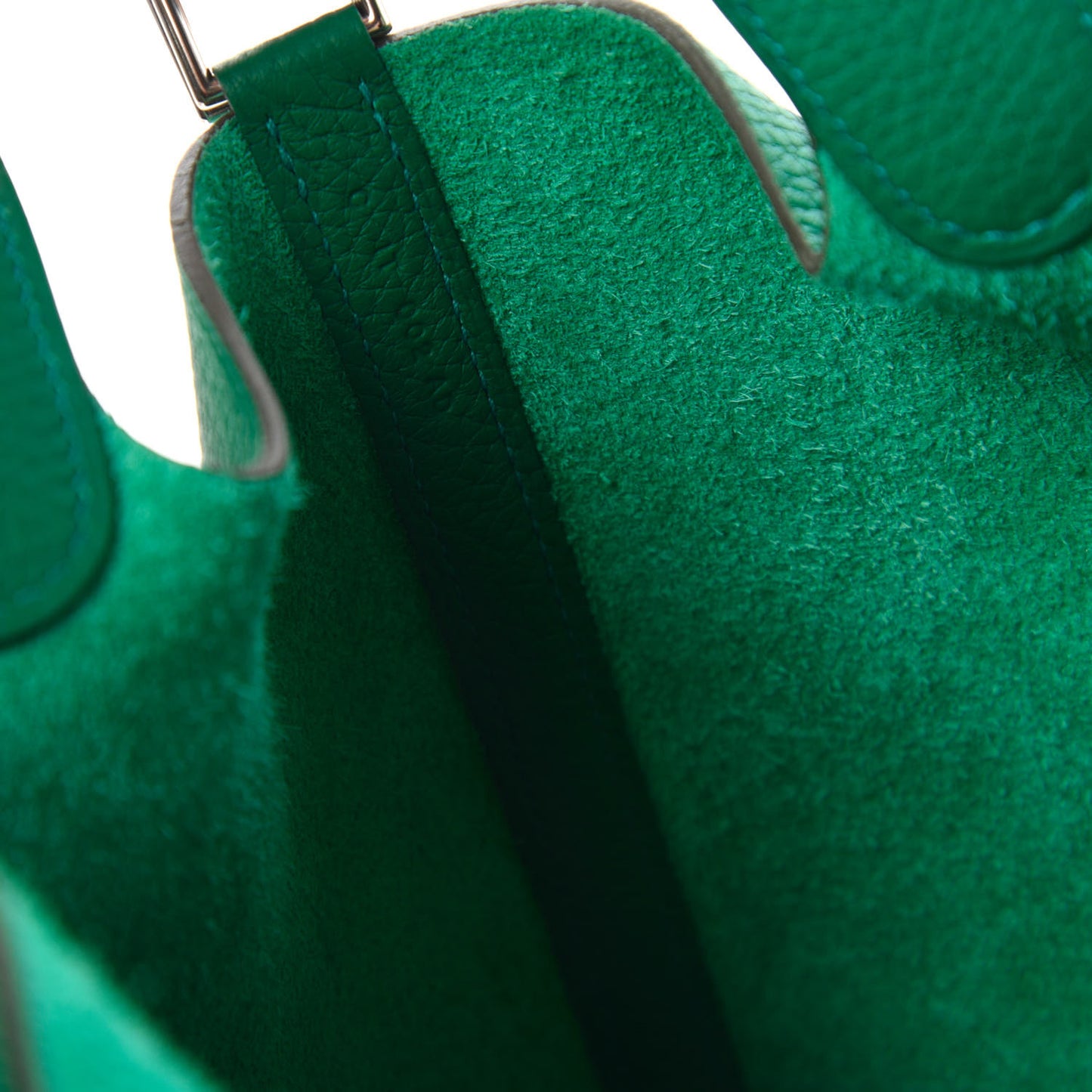 Taurillon Clemence Picotin Lock 22 MM Vert Vertigo