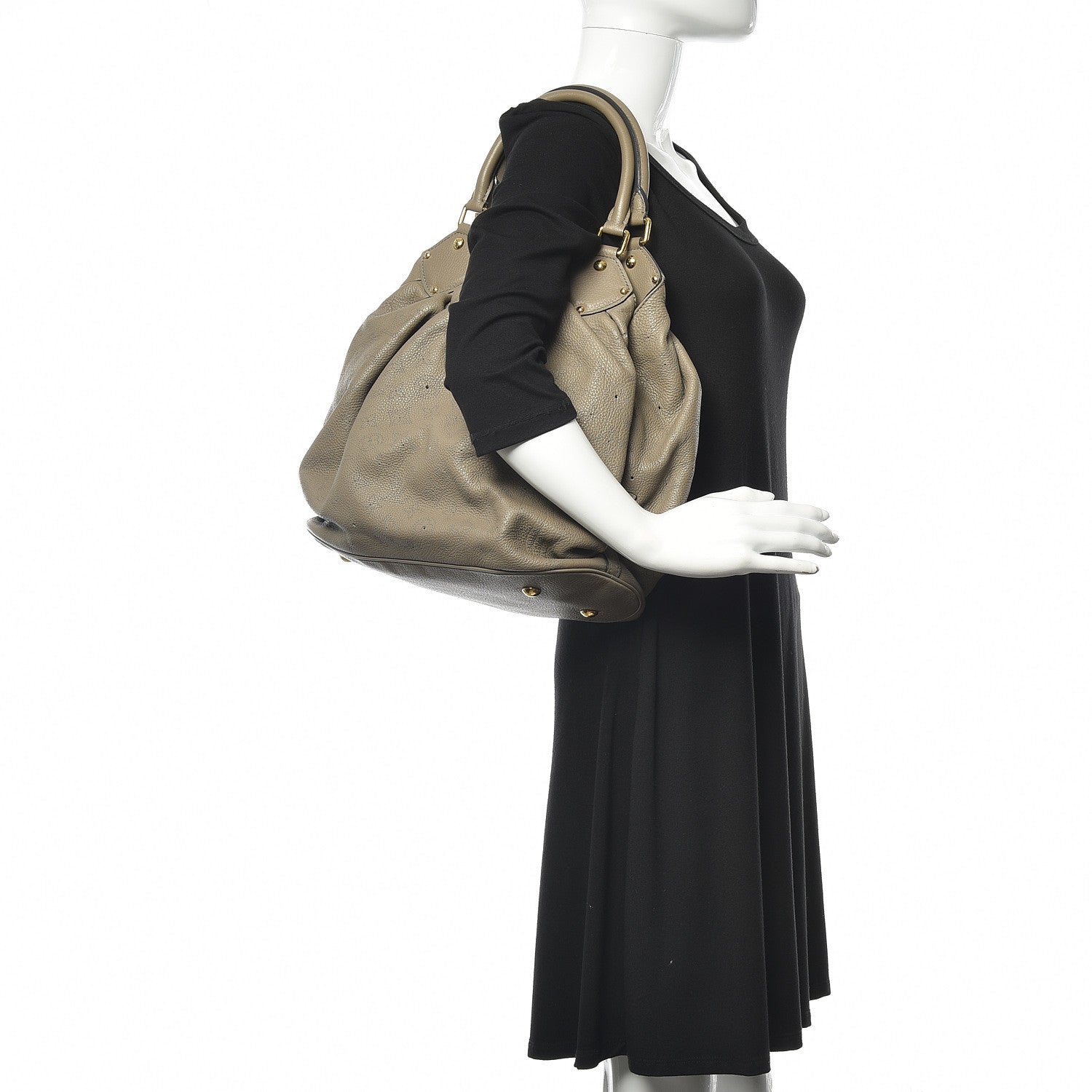 Louis Vuitton Mahina L Taupe 2 of 9