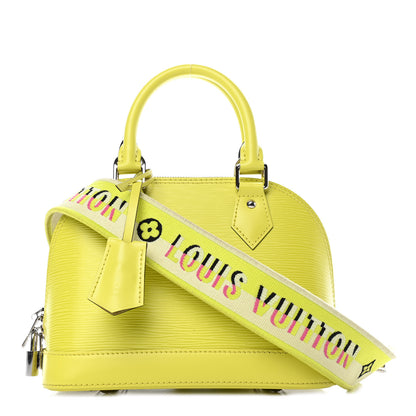 Louis Vuitton Epi Jacquard Alma BB Yellow Citron 1 of 4