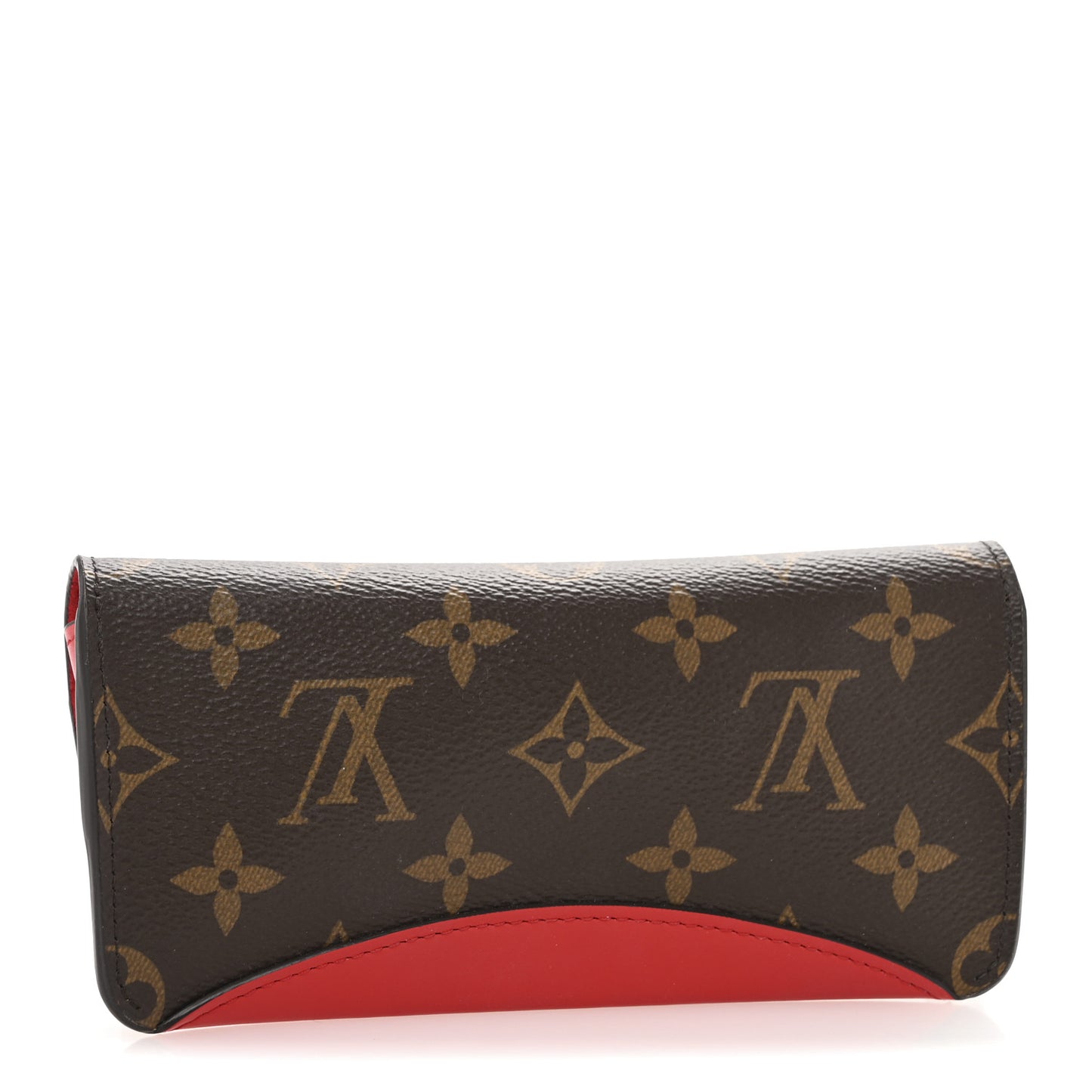 Monogram Woody Glasses Case Rouge