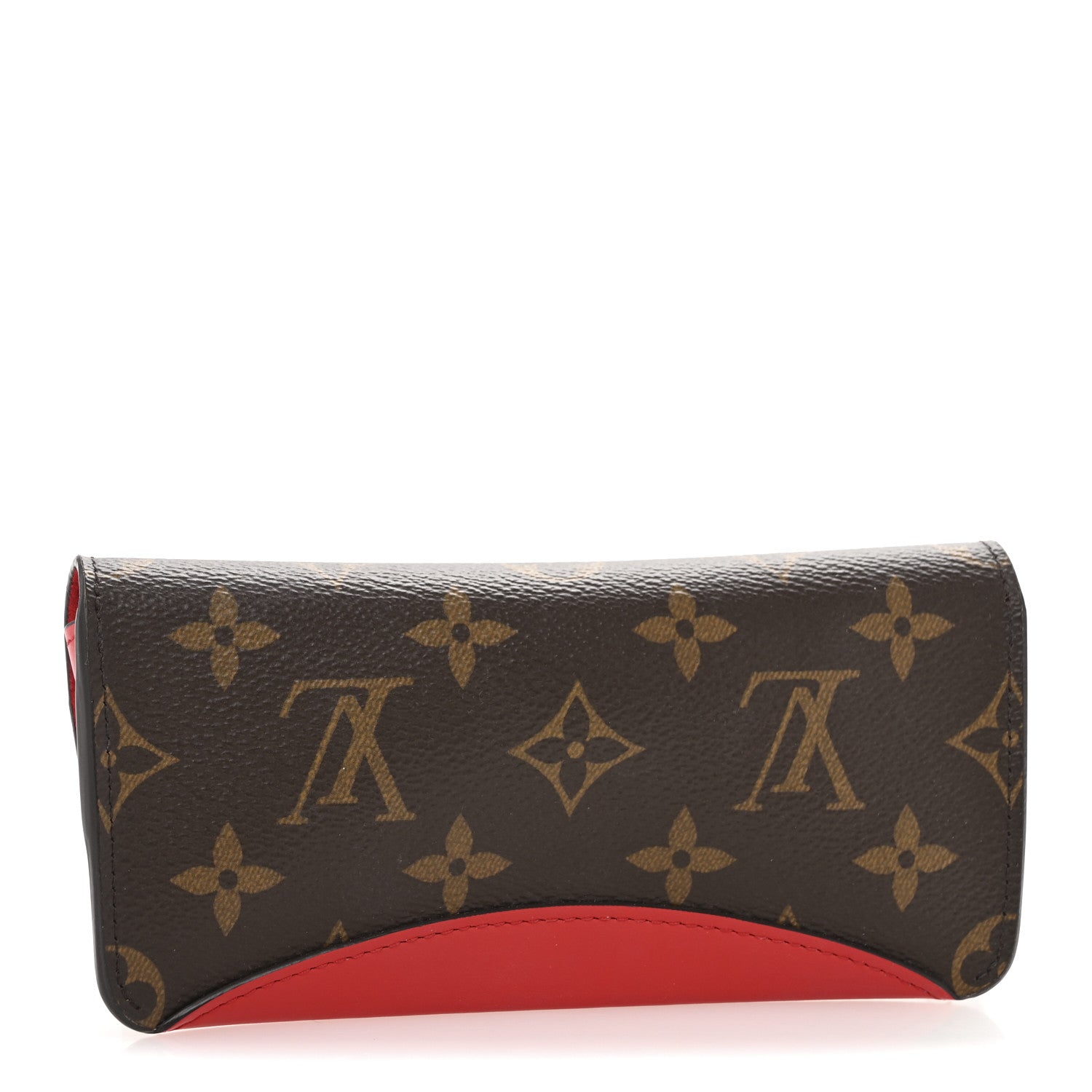 Louis Vuitton Monogram Woody Glasses Case Rouge 3 of 9