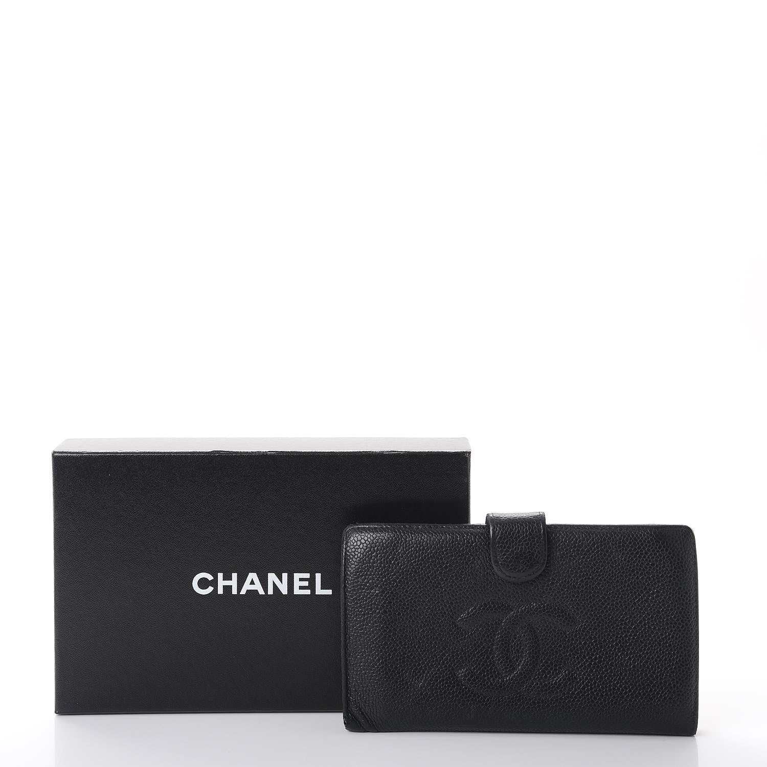 Chanel Caviar Timeless CC French Wallet Black 11 of 11