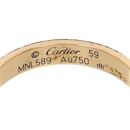 Cartier 18K Yellow Gold 3.5mm LOVE Wedding Band Ring 59 8.75 4 of 5