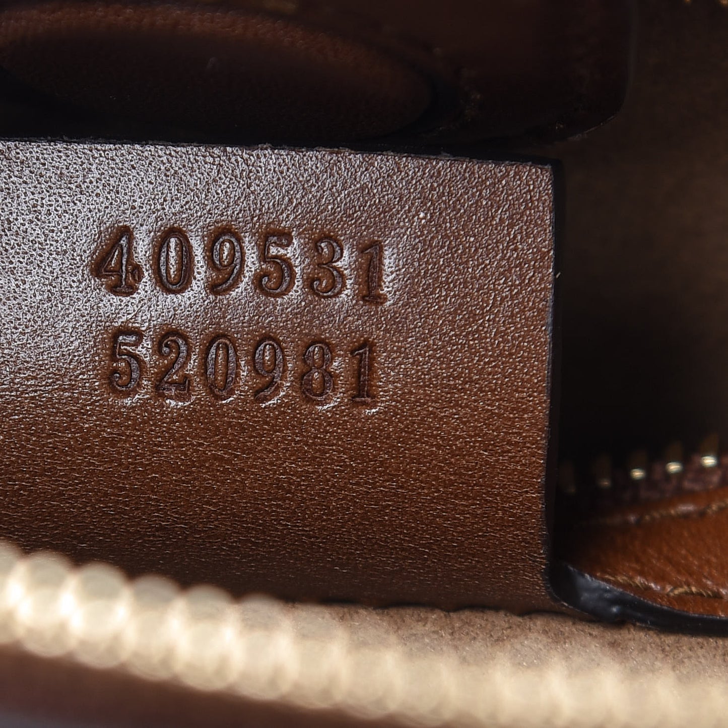 GG Supreme Monogram Small Top Handle Bag Beige Tuscany