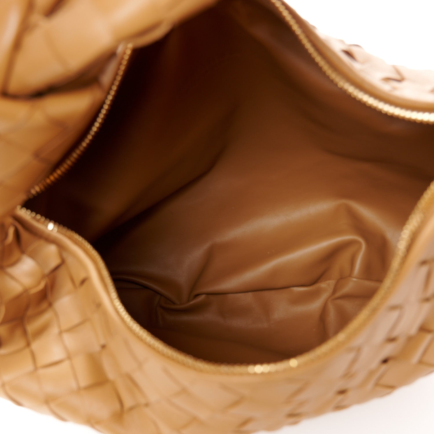 Bottega Veneta Nappa Intrecciato Teen Jodie Hobo Caramel 5 of 10