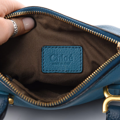 Chloe Calfskin Mini Marcie Satchel Laguna Blue 6 of 11