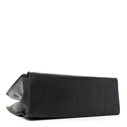 Telfar Vegan Leather Large Shopping Bag Black 4 of 13
