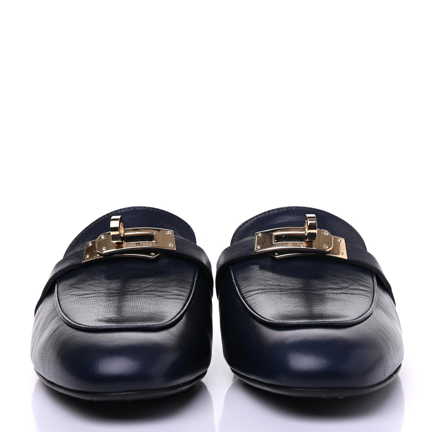 Goatskin Oz Mules 35 Bleu Indigo