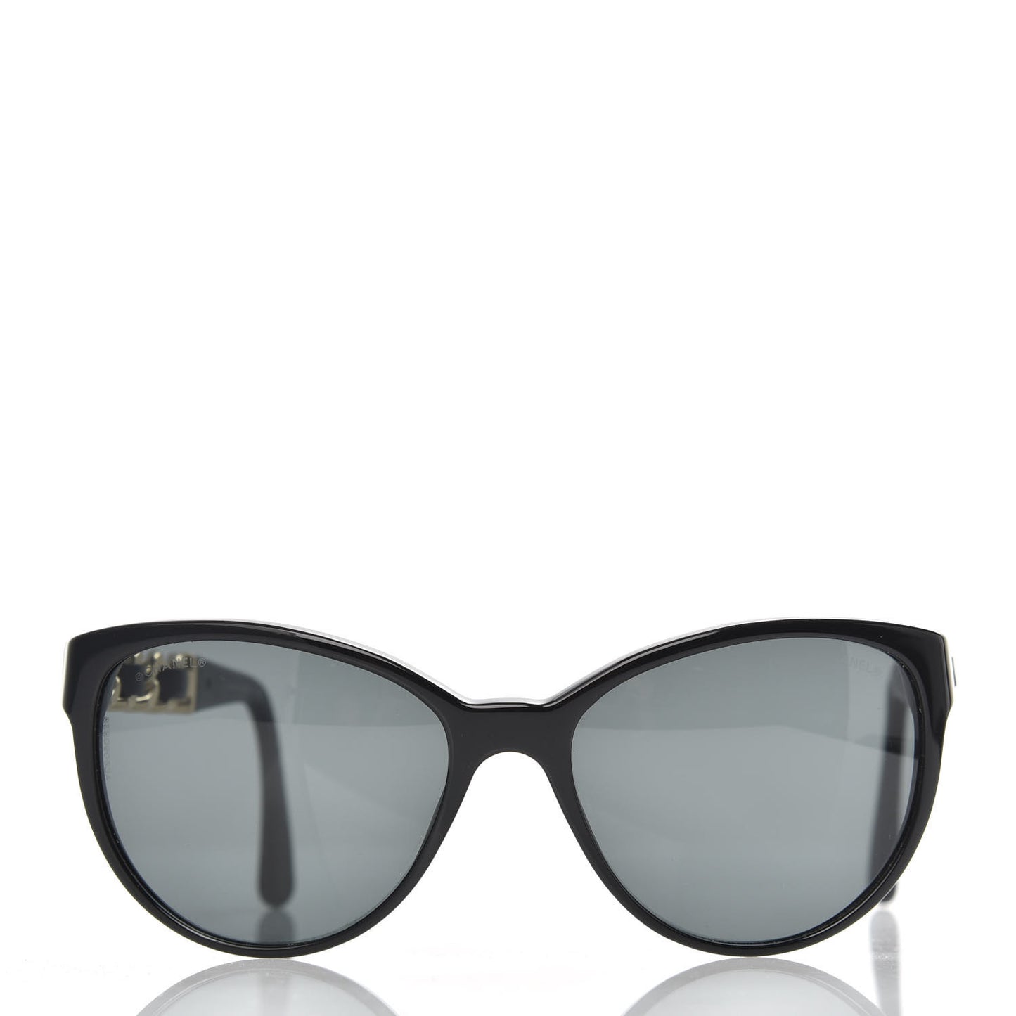 CC Chain Sunglasses 5215Q Black
