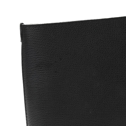 Burberry Grainy Calfskin Haymarket Check Medium Reversible Tote Black 13 of 22