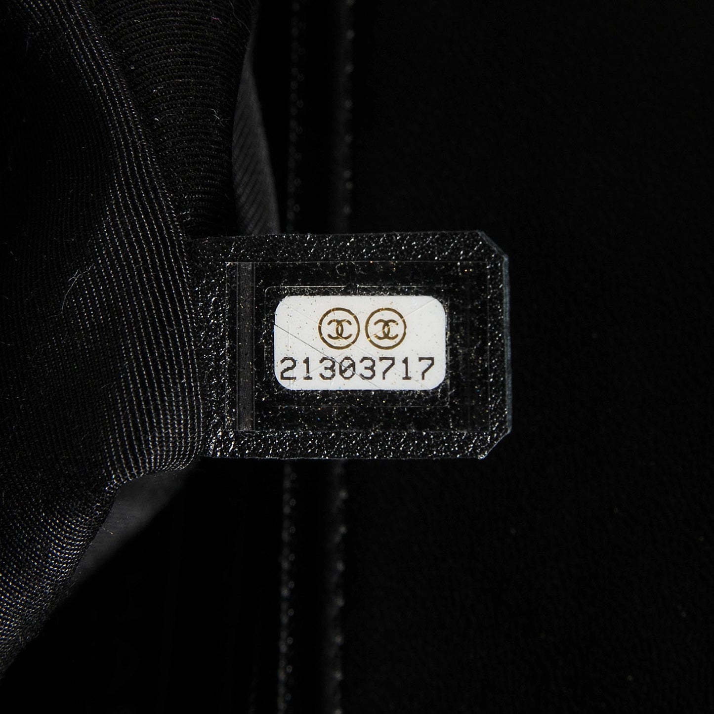 Lambskin Quilted Large Boy Flap Black