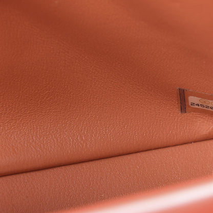 Chanel Lambskin Quilted Mini Rectangular Flap Orange 7 of 13