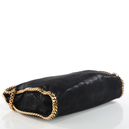 Stella McCartney Shaggy Deer Falabella Fold Over Tote Black 4 of 9