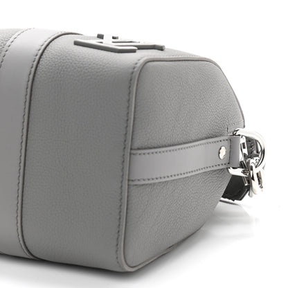 Louis Vuitton Grained Calfskin Aerogram City Keepall Gris 9 of 9