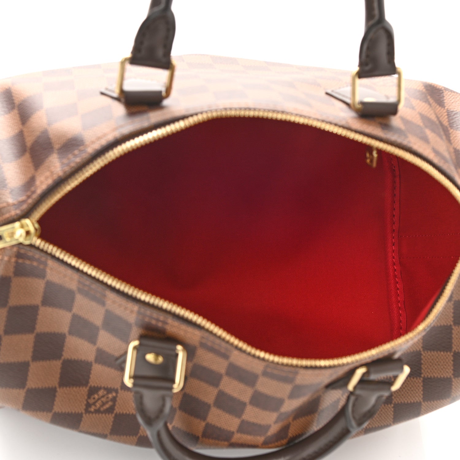 Louis Vuitton Damier Ebene Speedy Bandouliere 30 5 of 9