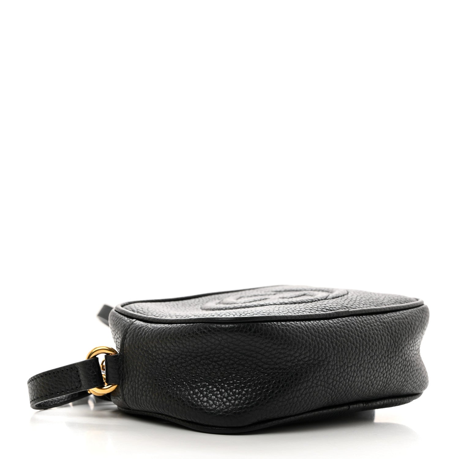 Gucci Pebbled Calfskin Mini Soho Disco Bag Black 4 of 10