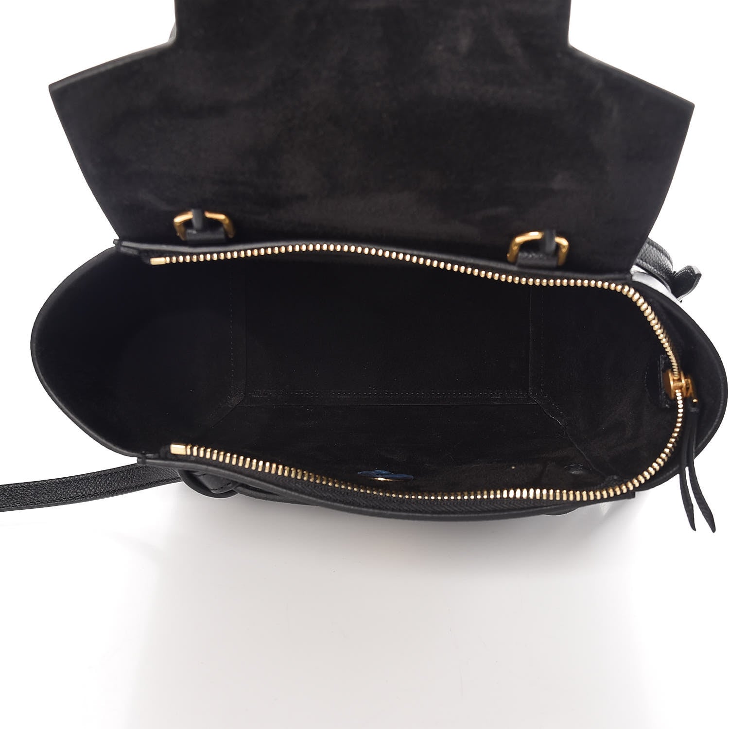 Celine Grained Calfskin Nano Belt Bag Black 6 of 9