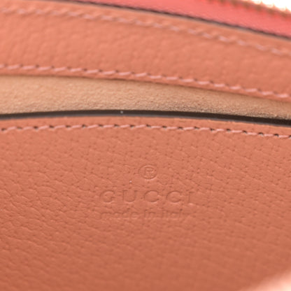 Gucci Monogram Textured Dollar Calfskin Small Ophidia Hobo Cloche Rose Pink 6 of 10