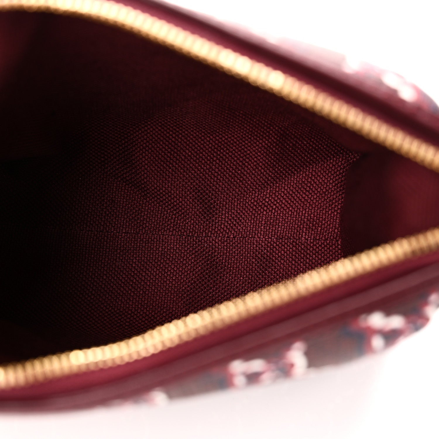 Gucci GG Supreme Shadow Toiletry Pouch Rosso Ancora Red 5 of 7