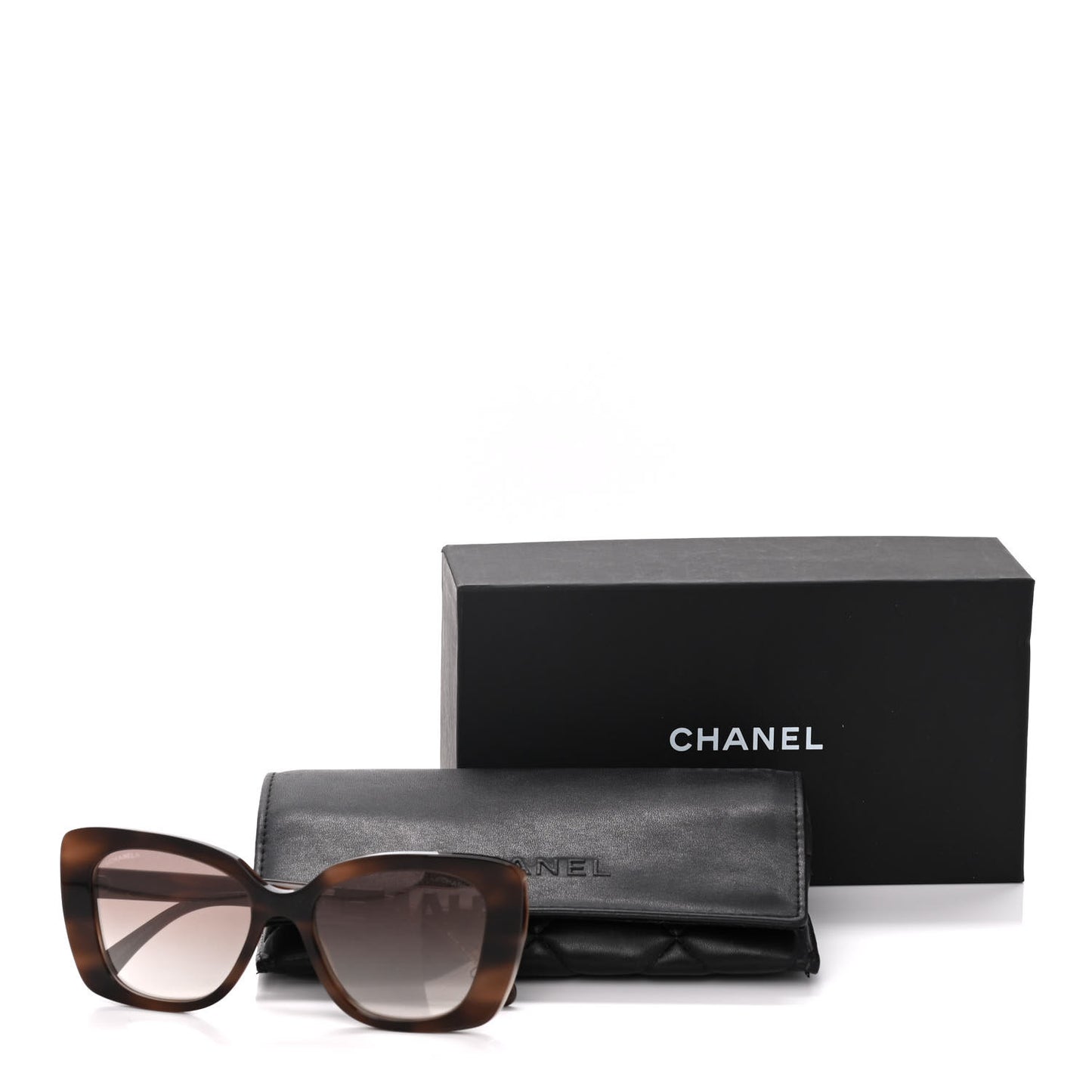 Acetate Strass Square Sunglasses 5422 Tortoise