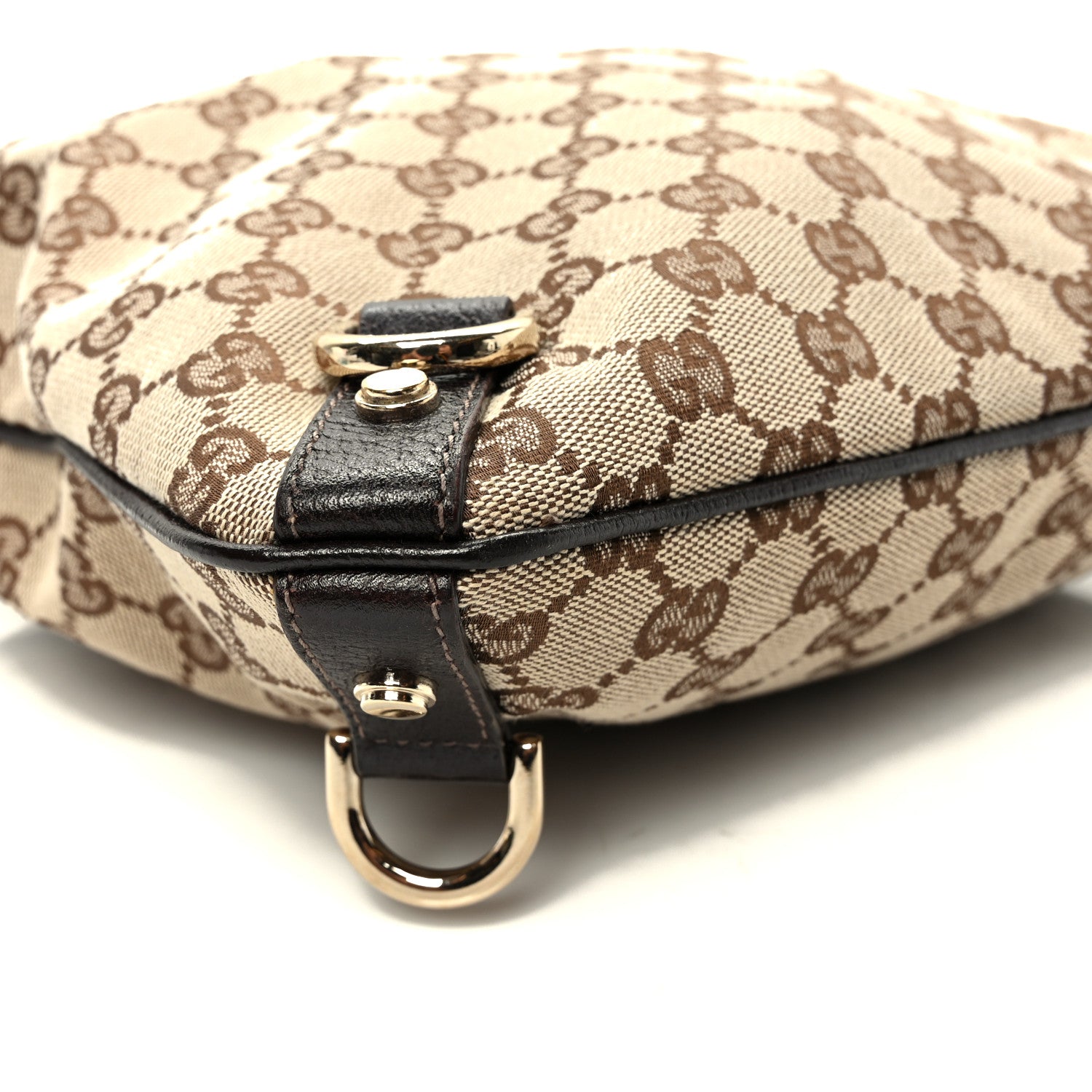 Gucci Monogram Abbey Messenger Bag Dark Brown 9 of 10