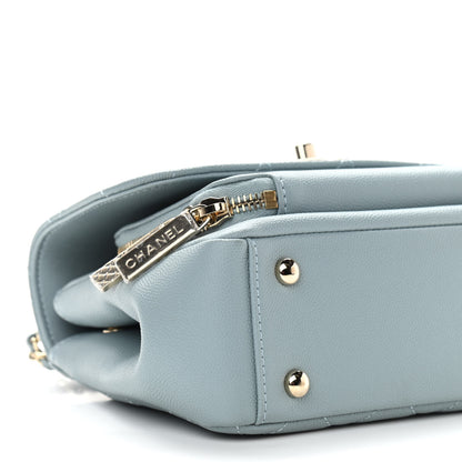 Chanel Caviar Quilted Small Business Affinity Flap Light Blue 9 of 11