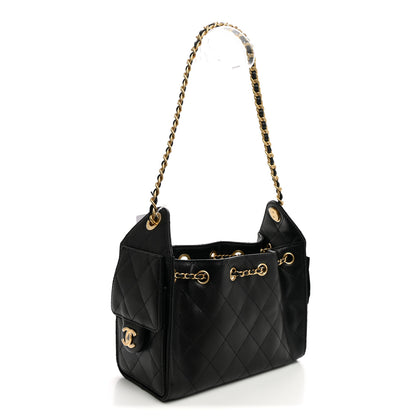 Chanel Caviar Quilted Mini Chanel 25 Handbag Black 3 of 10