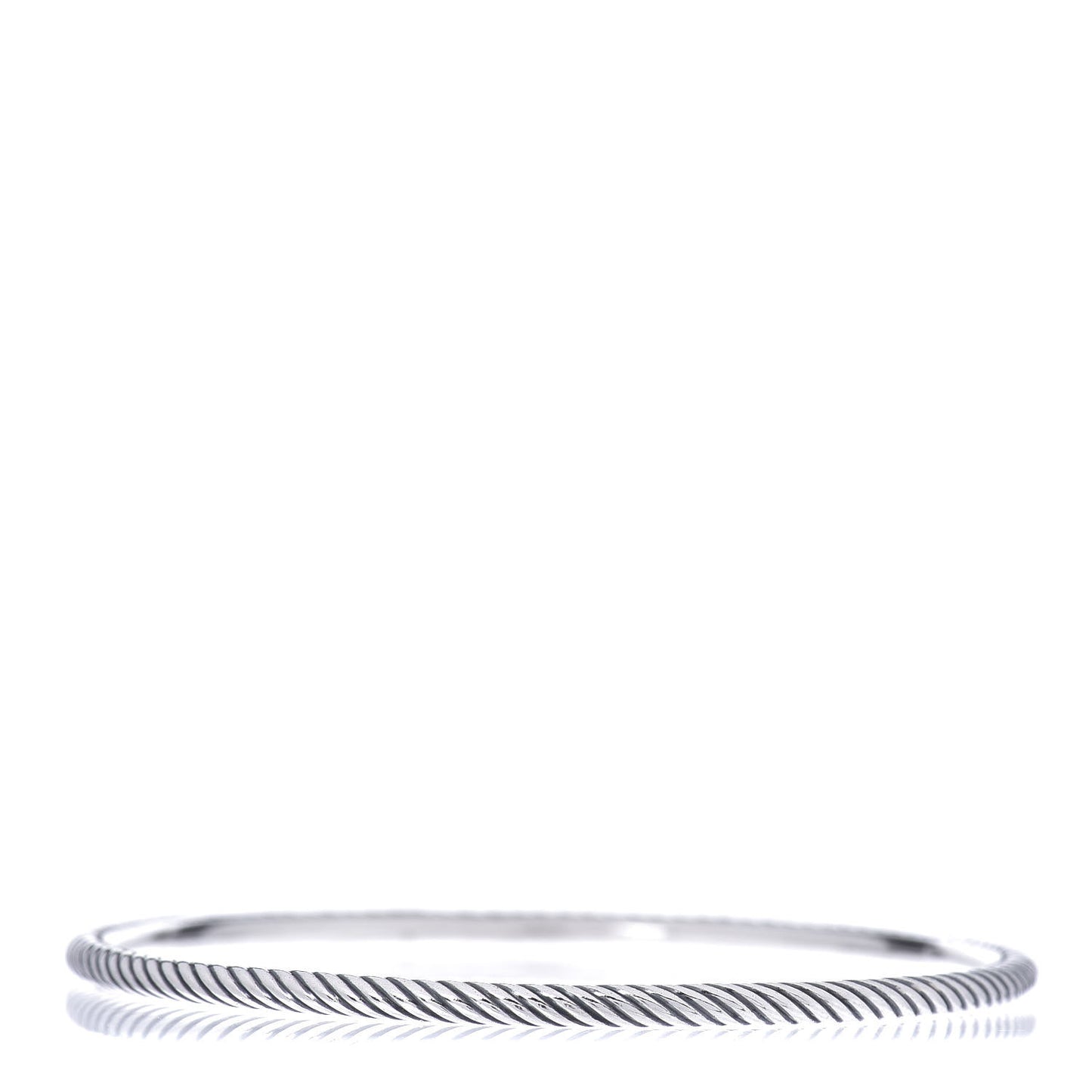 Sterling Silver 4mm Cable Classics Bangle Bracelet