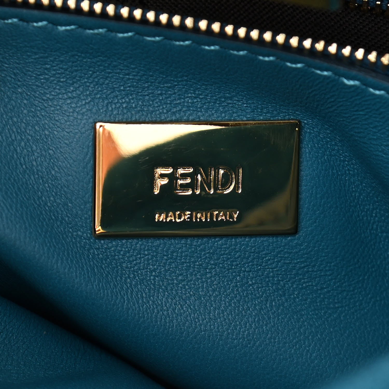 Fendi Chamois XS Peekaboo Iconic Satchel Ottanio 6 of 11