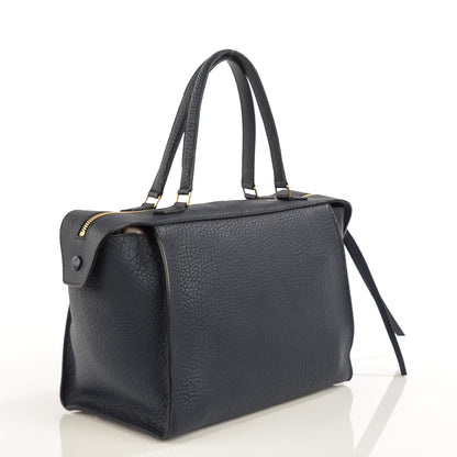 Celine Bullhide Calfskin Small Ring Bag Navy Blue 3 of 9