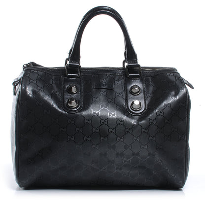 Gucci Imprime Monogram Medium Joy Stud Boston Black 1 of 8