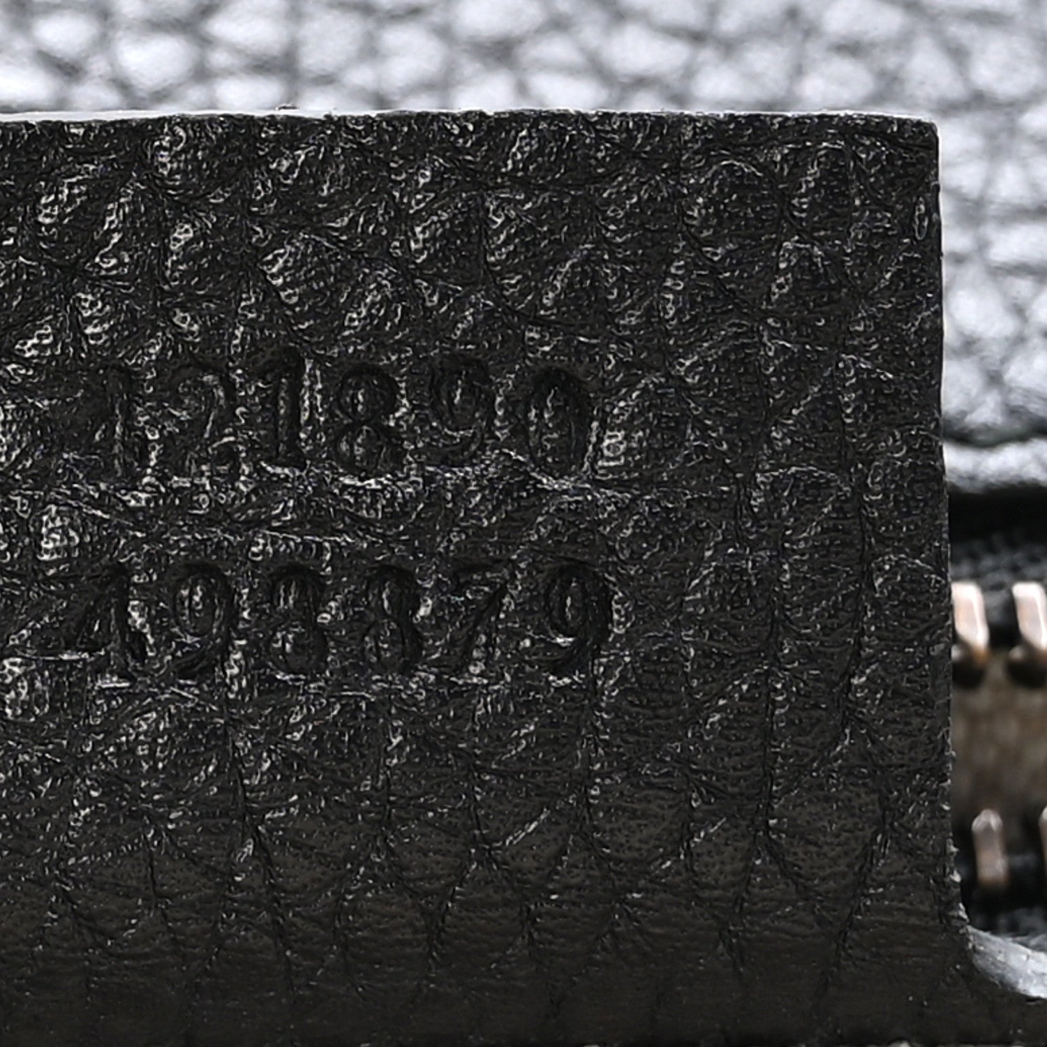 Gucci Calfskin Small GG Marmont Top Handle Bag Black 7 of 12