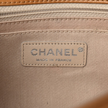 Chanel Calfskin Diagonal Ligne Medium Flap Beige 10 of 20