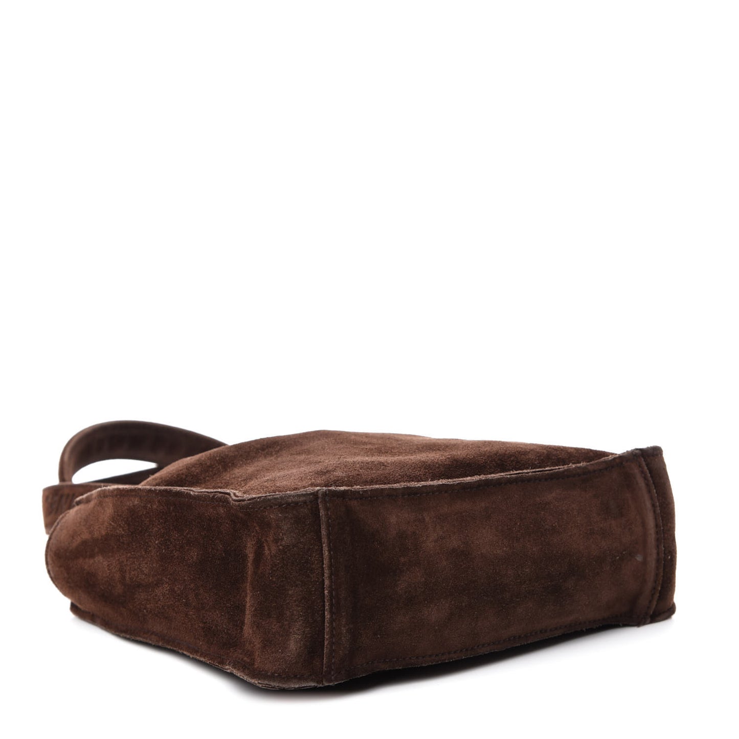 Suede Logo Tote Brown