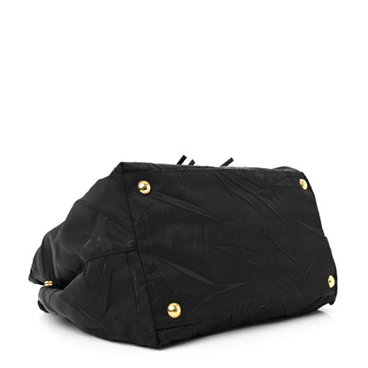 Prada Tessuto Nylon Tassel Tote Black 4 of 13