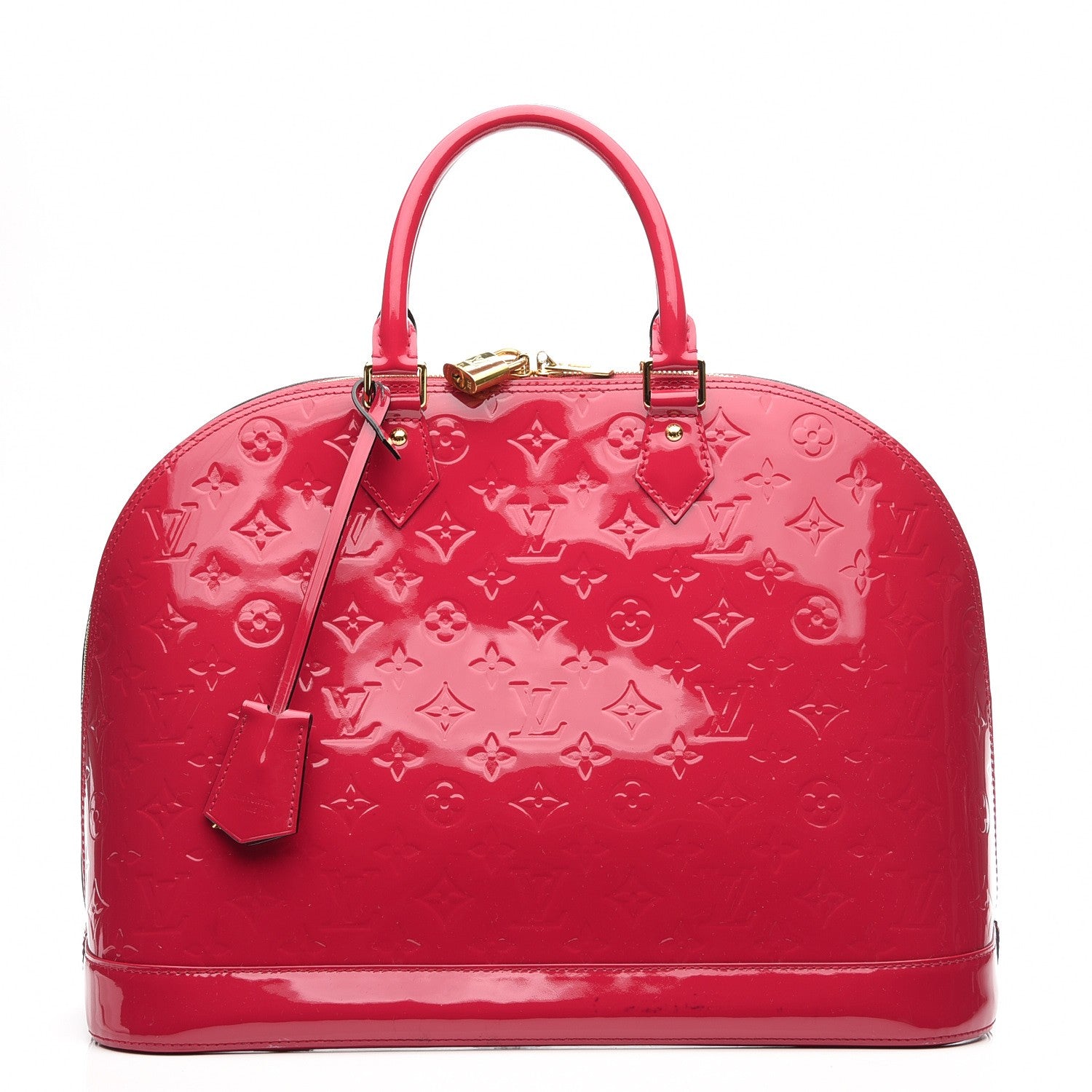 Louis Vuitton Vernis Alma GM Rose Indien 1 of 9