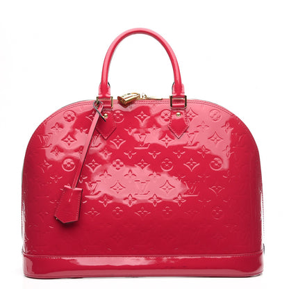 Louis Vuitton Vernis Alma GM Rose Indien 1 of 9