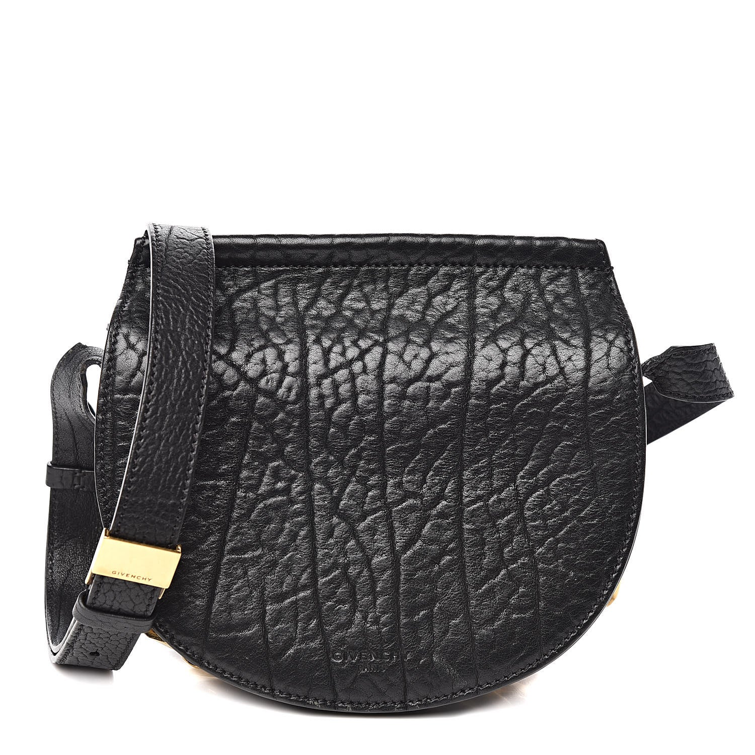 Givenchy Bullhide Mini Infinity Saddle Bag Black 1 of 9